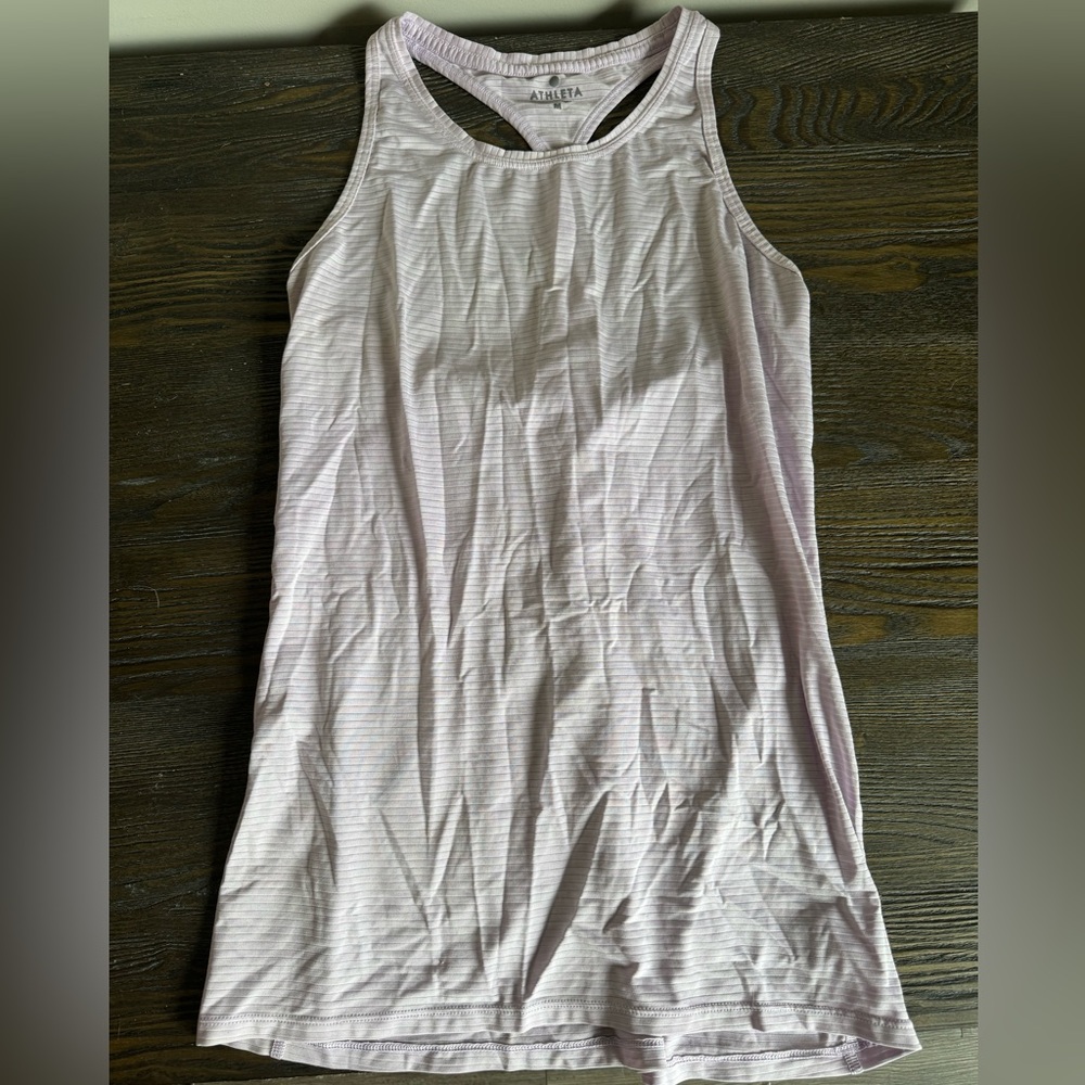 Athleta light purple tank top